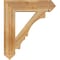 Ekena Millwork Balboa Arts & Crafts Rough Sawn Bracket, Western Red Cedar, 6"W x 28"D x 32"H BKT06X28X32BOA03RWR - alternate 2